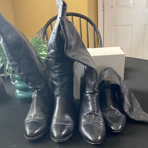 Chic Black Over the Knee Women's Boots